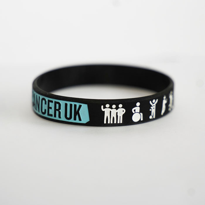 Classic Black & Blue Prostate Cancer Support Wristband