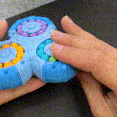 Stress Relief Fidget Toy Rotating Spinner Triangle Spin Magic Bean Puz –  #SupportUKtoday